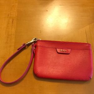 Ralph Lauren Leather Wristlet